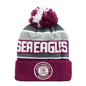 Manly Sea Eagles Tundra Beanie - Front