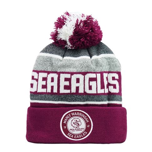 Manly Sea Eagles Tundra Beanie - Front