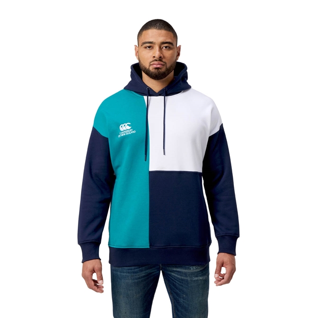 Canterbury Mens Harlequin Hoodie Multi Colour - Model Front