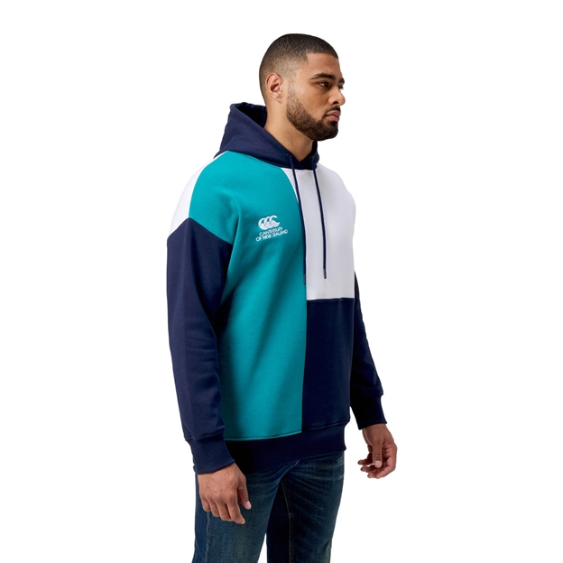 Canterbury Mens Harlequin Hoodie Multi Colour - Model Walking
