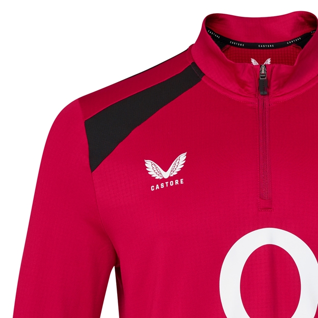 England Mens Performance Midlayer Top 26/27 Persian Red - Castore