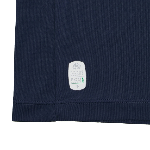 Scotland Babies Home Rugby Shirt 26/27 Navy and Sand - Official Licensed Product Close-up
