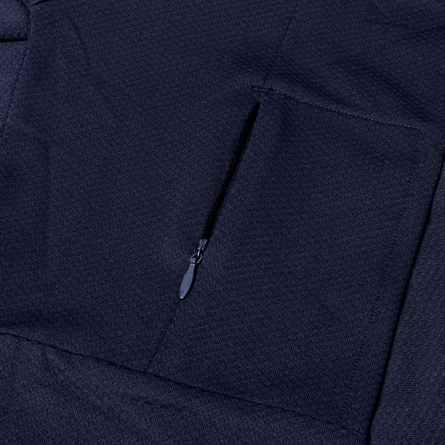 Canterbury Mens Tempo Quarter Zip Training Top Navy - Zipped Pocket