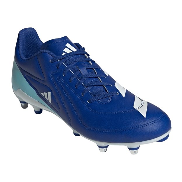 Adidas Adults RS-15 Soft Ground Rugby Boots Team Royal Blue - Toe View