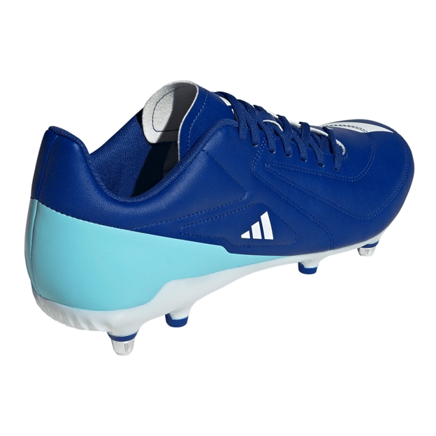 Adidas Adults RS-15 Soft Ground Rugby Boots Team Royal Blue - Heel View