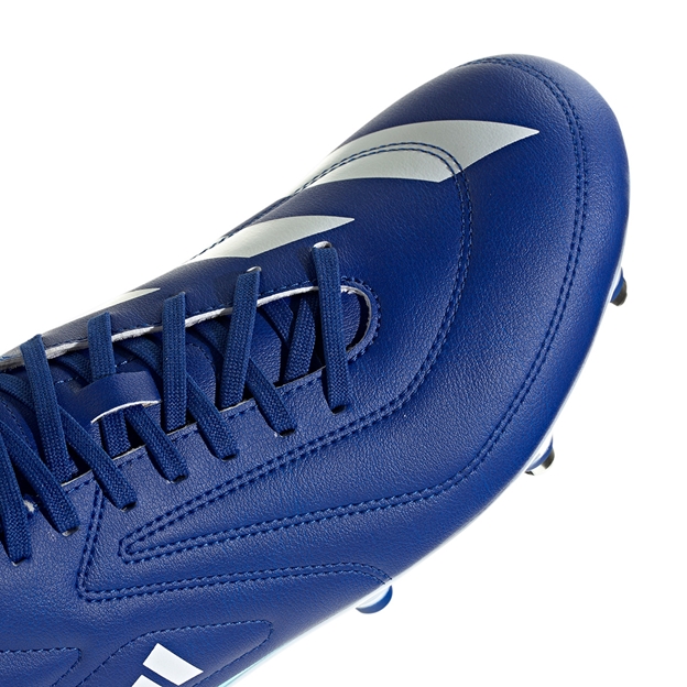 Adidas Adults RS-15 Soft Ground Rugby Boots Team Royal Blue - Toe Close-up View