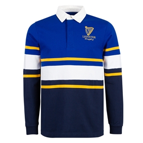 Leinster Mens Retro Rugby Shirt 25/26 Surf The Web/Dress Blue - Front