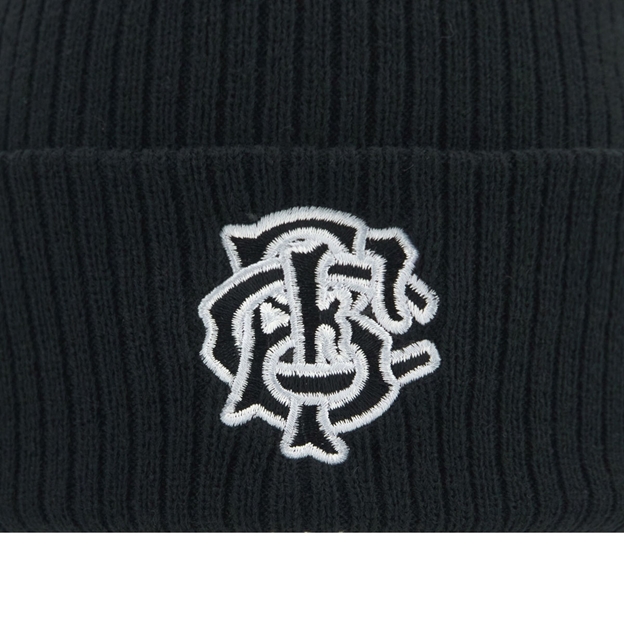 Barbarians Adults Pom Pom Beanie 25/26 - Embroidered Logo Close-up