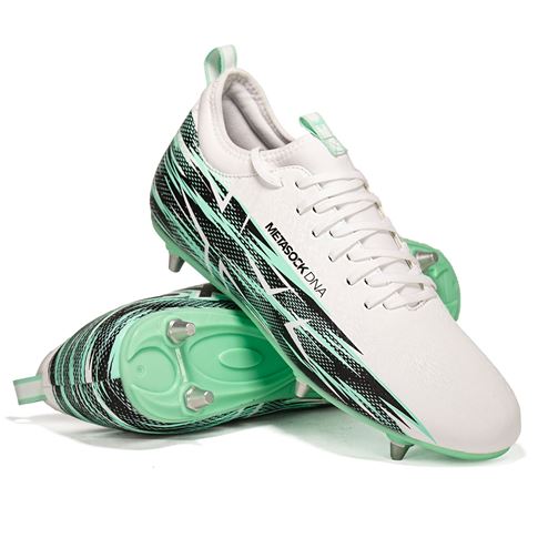 Oxen Adults Meta X 6S Soft Ground Rugby Boots Cool Mint - Front