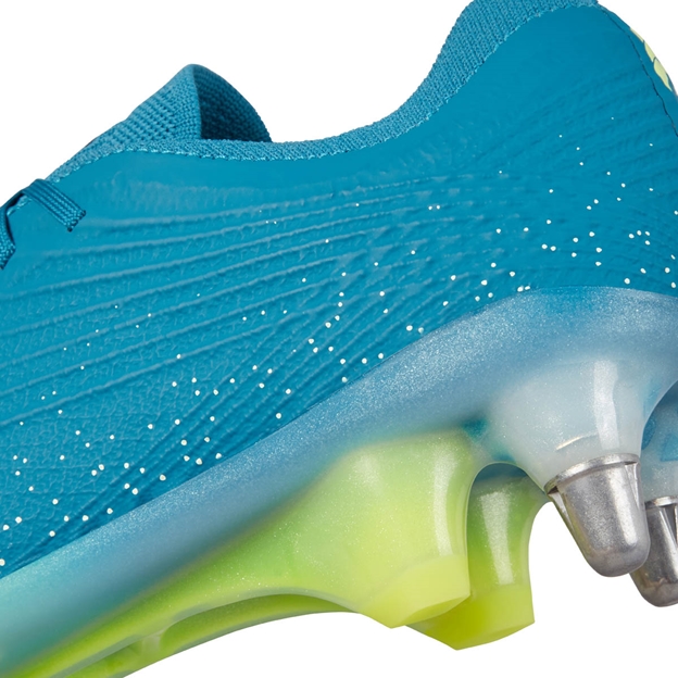 Canterbury Adults Stampede Groundbreak Elite Soft Ground Rugby Boots Green - Heel