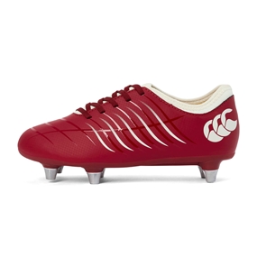 Canterbury Kids Phoenix 2.0 SG Rugby Boots Red - Outstep