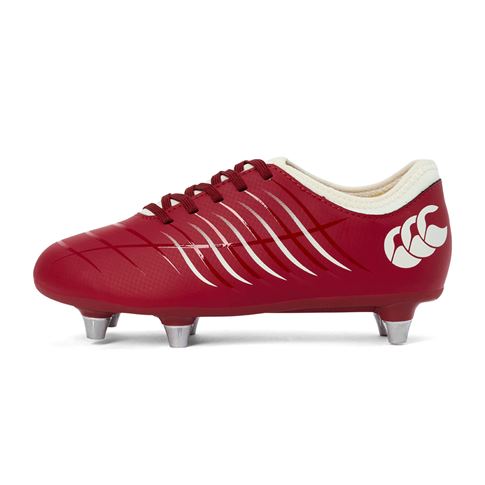 Canterbury Kids Phoenix 2.0 SG Rugby Boots Red - Outstep Canterbury Kids Phoenix 2.0 SG Rugby Boots Red - Outstep