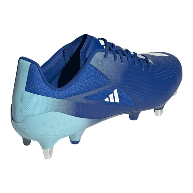 Adidas Adults Adizero RS15 Pro Soft Ground Rugby Boots Team Royal Blue - Back View
