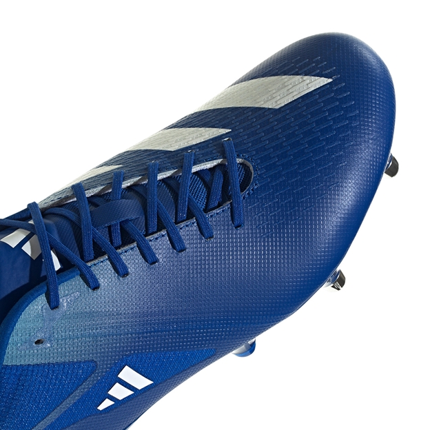 Adidas Adults Adizero RS15 Pro Soft Ground Rugby Boots Team Royal Blue - Forefoot Close-up