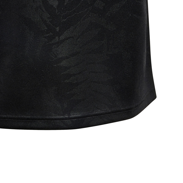 All Blacks Kids 'Greatest Rivalry' Home Rugby Shirt 26/27 All Black - Hem Detail