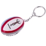 Gilbert Harlequins Rugby Ball Keyring - Front 