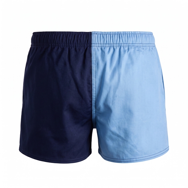 Canterbury Adults Harlequin Shorts Cronulla Blue - Back View