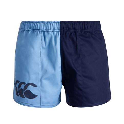 Canterbury Adults Harlequin Shorts Cronulla Blue - Front View