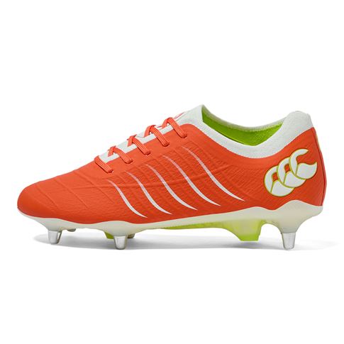 Canterbury Adults Phoenix 2.0 Elite Soft Ground Rugby Boots Orange - Outstep