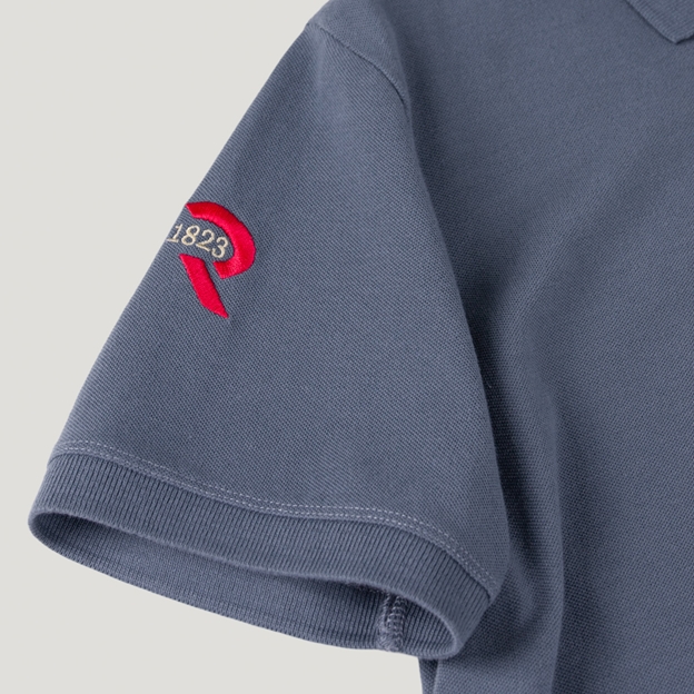 Scotland 1871 Heritage Pure Cotton Polo - Petrol Blue