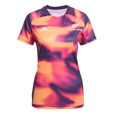 Black Ferns Womens Performance T-Shirt Multi 25/26 - Front Black Ferns Womens Performance T-Shirt Multi 25/26 - Front