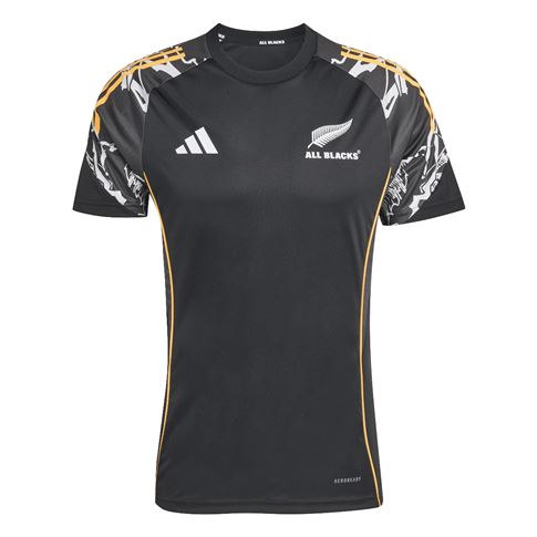 All Blacks Marvel Mens Performance Tee 25/26 - Front