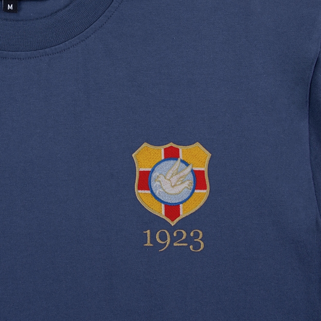 Tonga 1923 Pure Cotton T-Shirt - Petrol Blue