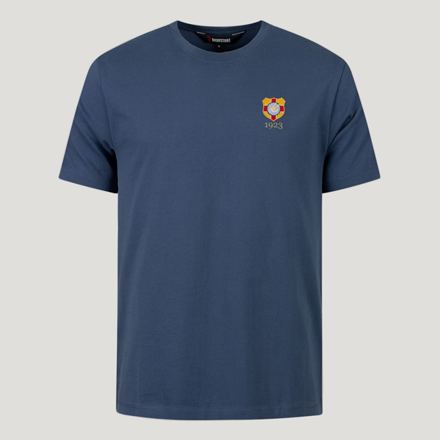 Tonga 1923 Pure Cotton T-Shirt - Petrol Blue
