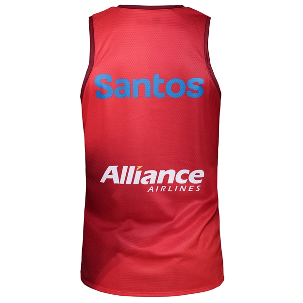 Queensland Reds Mens Training Singlet 25/26 Maroon - Back