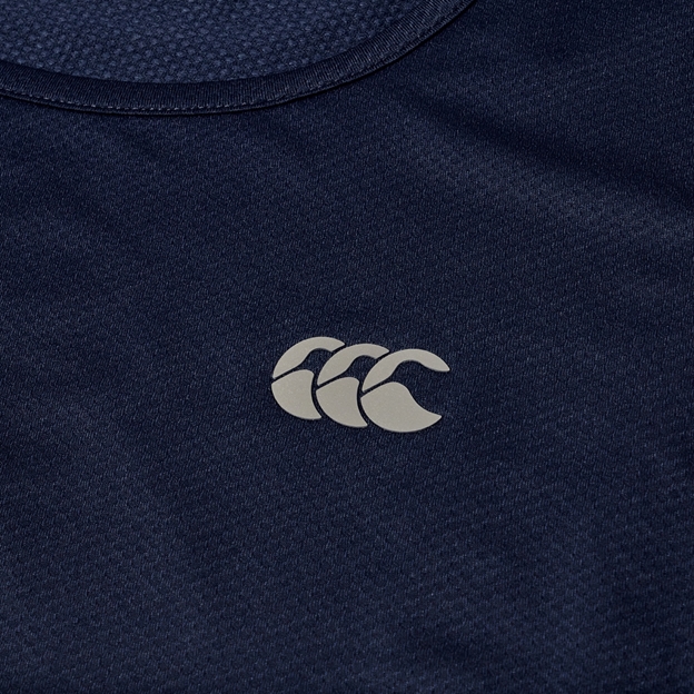 Canterbury Mens Tempo Singlet Navy - CCC Logo