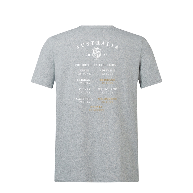 Limited Edition British and Irish Lions Junior Monument T-Shirt - Grey