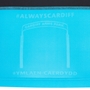 Cardiff Mens Home Rugby Shirt 25/26 Blue - Rear Detail Close-up 