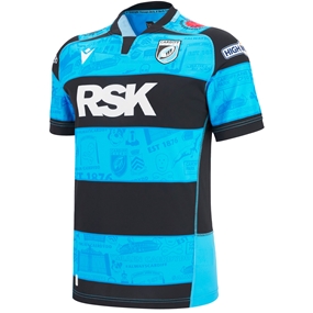 Cardiff Mens Home Rugby Shirt 25/26 Blue - Front
