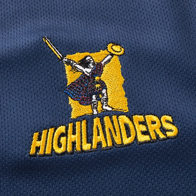 Highlanders Kids Home Rugby Shirt Short Sleeve 2025 - Highlanders Embroidery