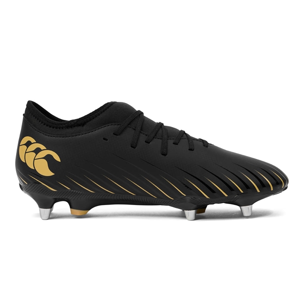 Canterbury Adults Speed Falcon Team Soft Ground Rugby Boots Black - Instep