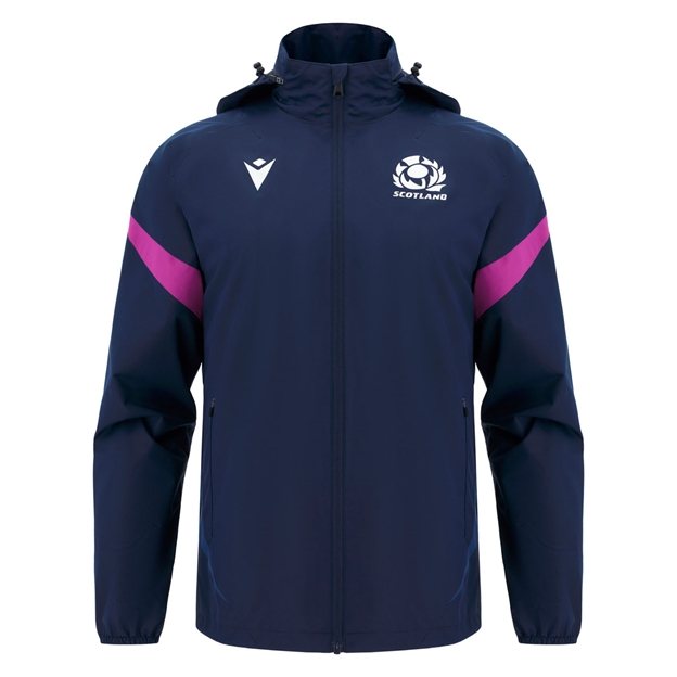 Scotland Mens Waterproof Jacket 25/26 Navy - Front