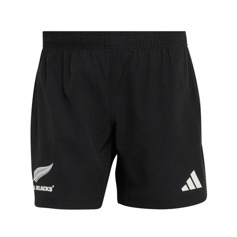 All Blacks Mens Home Rugby Shorts 26/27 All Black - Front View
