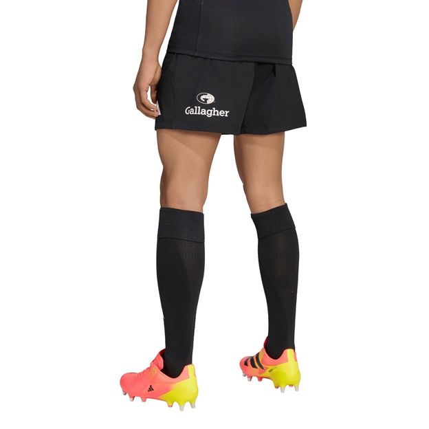 All Blacks Mens Home Rugby Shorts 26/27 All Black - Model Back View