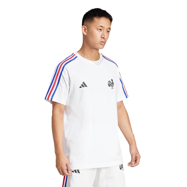 France Fan Wear Tee White - Model Walking