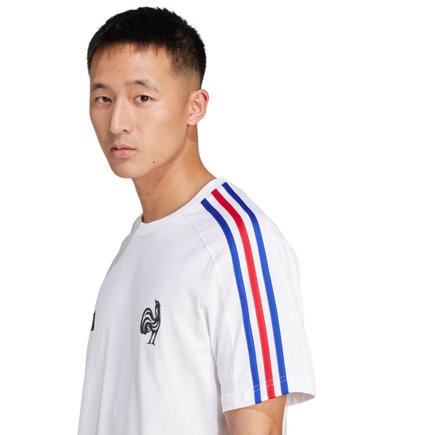 France Fan Wear Tee White - Model Side