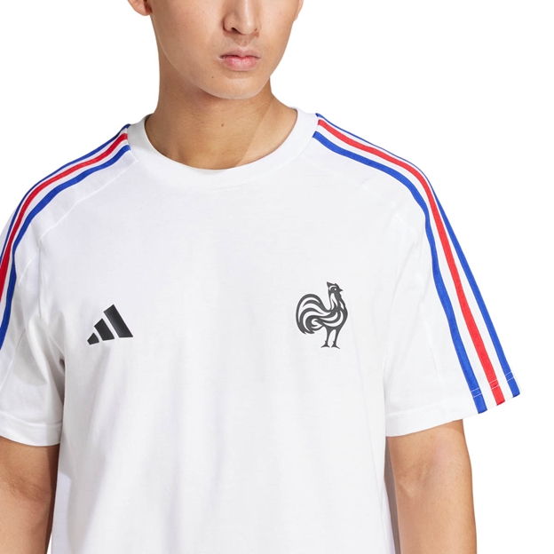 France Fan Wear Tee White - Model Close up