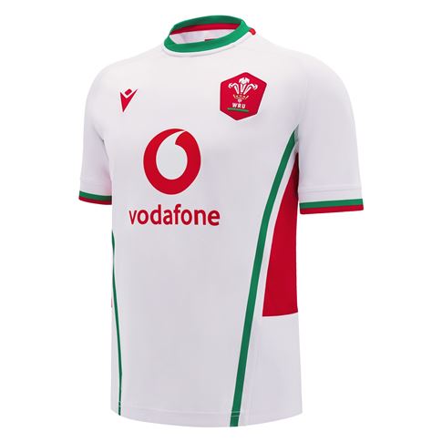 Wales Mens Away Rugby Shirt - Short Sleeve 2025 - Front Wales Mens Away Rugby Shirt - Short Sleeve 2025 - Front