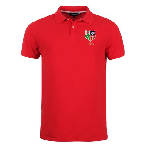 R1823 Lions1888 Polo Shirt Red - Front R1823 Lions1888 Polo Shirt Red - Front