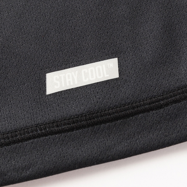 Crusaders Mens Training T-Shirt 2026 Black/Red - Hem Close-up