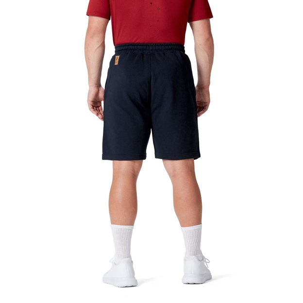 British and Irish Lions Mens Fleece Shorts Navy - Model Back