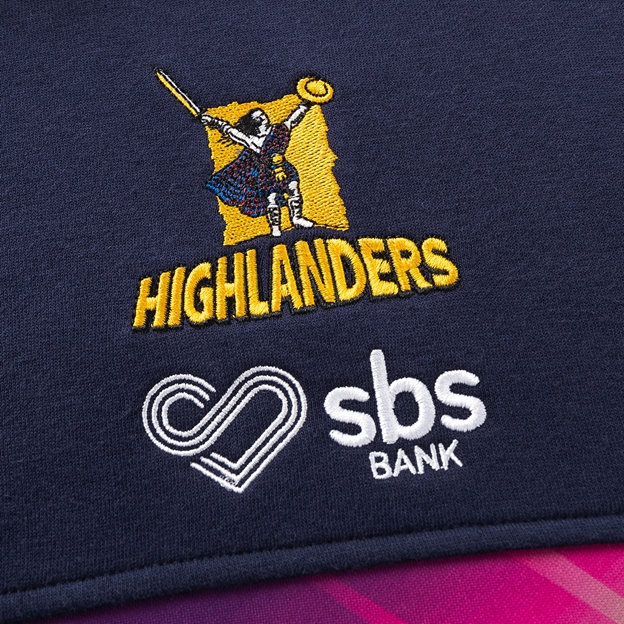 Highlanders Mens Team Hoodie Navy 2025 - Highlanders Embroidery