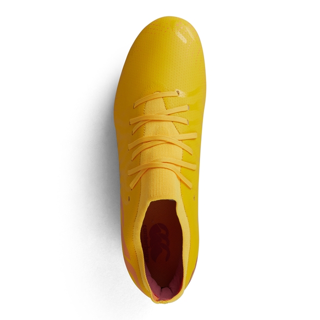 Canterbury Adults Speed Infinite Pro Soft Ground Rugby Boots - Yellow