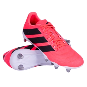 Adidas Adults Kakari Soft Ground Rugby Boots Solar Turbo - Pair View