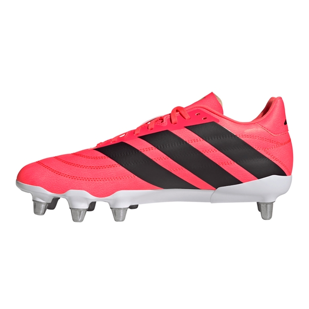 Adidas Adults Kakari Soft Ground Rugby Boots Solar Turbo - Instep View