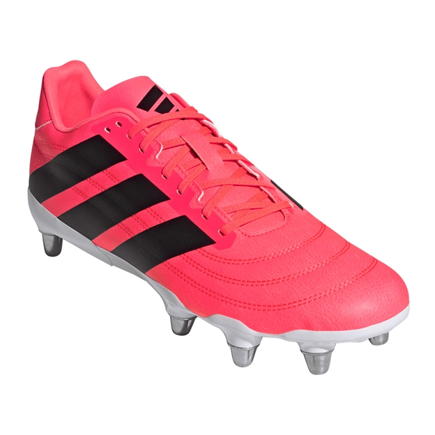 Adidas Adults Kakari Soft Ground Rugby Boots Solar Turbo - Front View